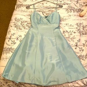 Light blue bridesmaids dress